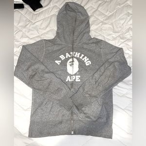 BAPE zip up hoodie